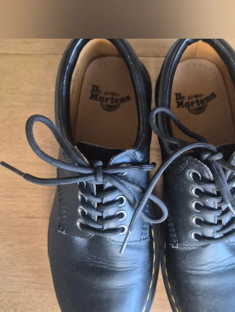 Dr. Martens 8053 Black Nappa Leather Oxfords - US Men 9 / Women 10 (UK 8)